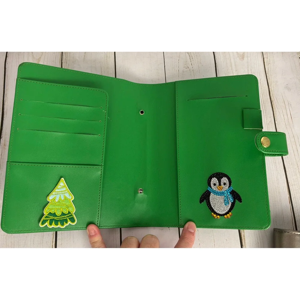 4 Paper Studio Recollections Planner Covers Cityscape Green Silver Maroon B6